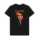 Black Printed T-shirt Front