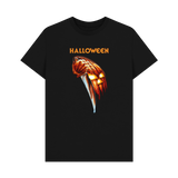 Black Printed T-shirt Front