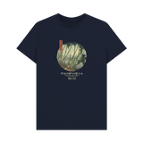 Navy Blue Printed T-shirt Front