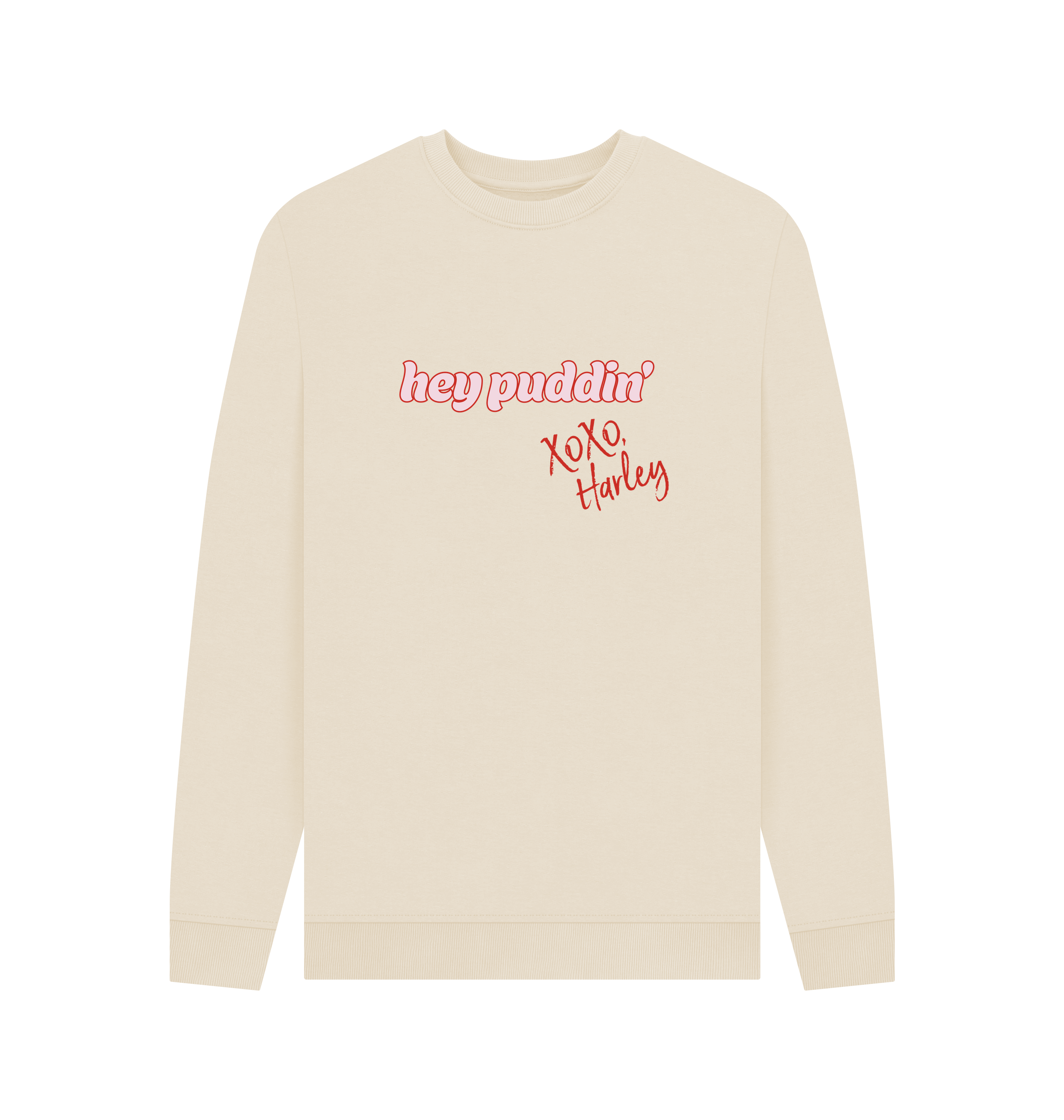 Oat Printed Sweater Front