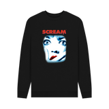 Black Printed Sweater Front