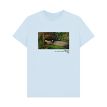 Sky Blue Printed T-shirt Front