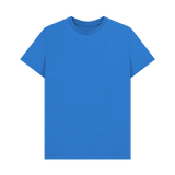 Bright Blue Printed T-shirt Front