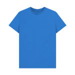 Bright Blue Printed T-shirt Front