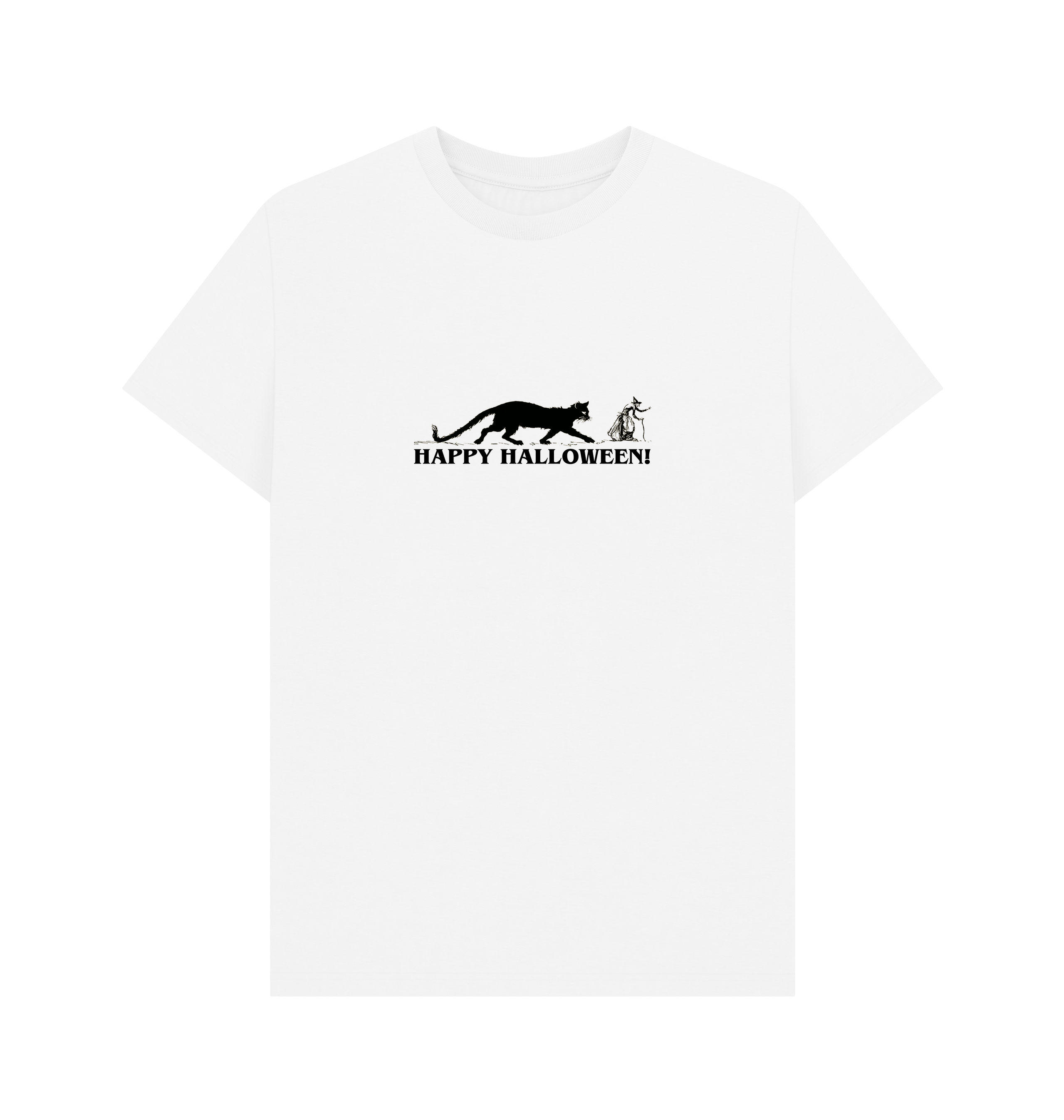 White Printed T-shirt Front