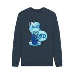 Navy Blue Printed Sweater