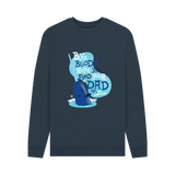 Navy Blue Printed Sweater