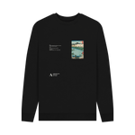 Black Printed Sweater