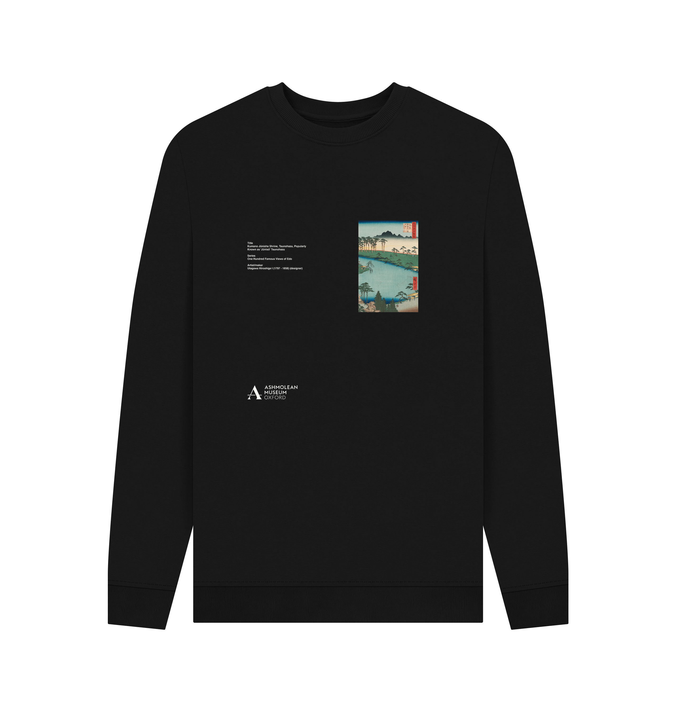 Black Printed Sweater
