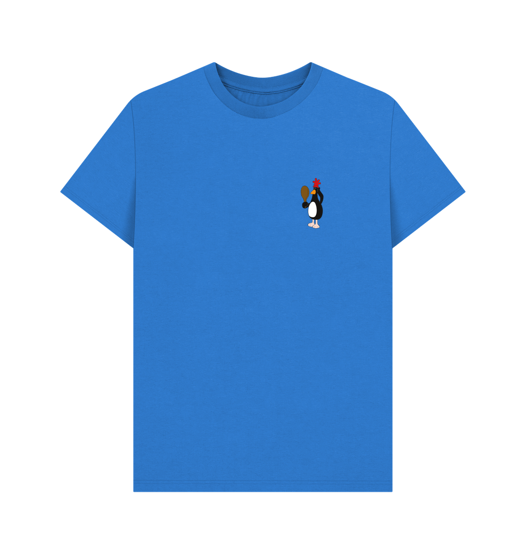 Bright Blue Printed T-shirt Front
