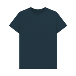 Denim Blue Printed T-shirt Front