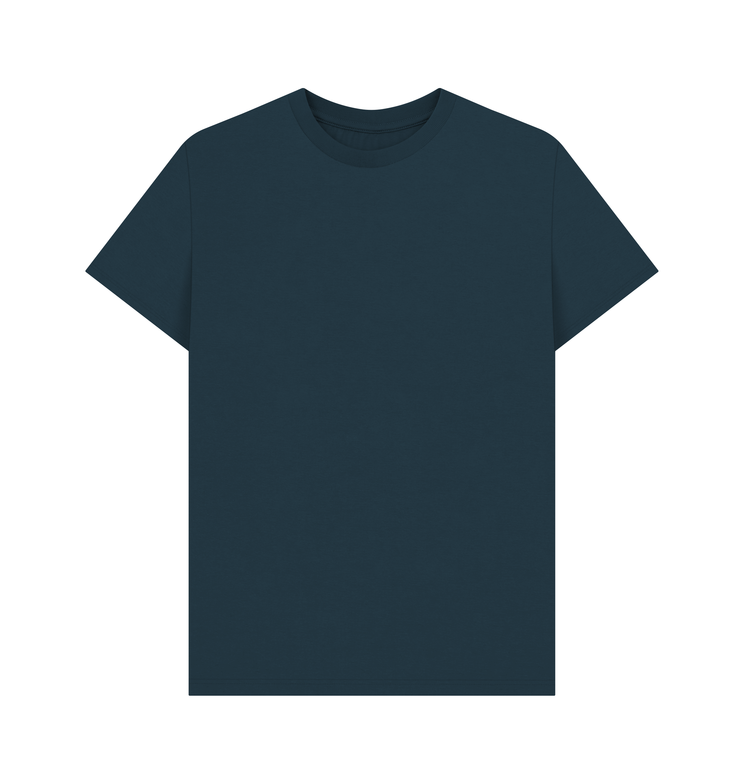 Denim Blue Printed T-shirt Front
