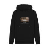 Black Printed Hoody Front