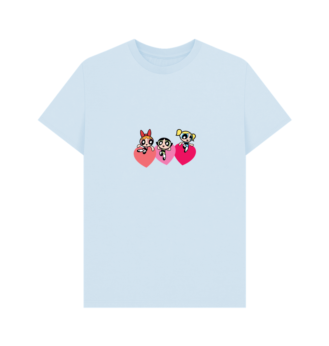 Sky Blue Printed T-shirt