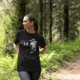 Horrorline 'Werewolf Curse' Black Graphic T-Shirt