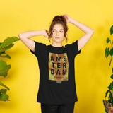 apoh Van Gogh Flowers Black T-Shirt