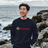 Official Castrol Lock Up Graphic Navy Sweatshirt