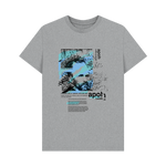 Athletic Grey Printed T-shirt Front