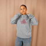 The Powerpuff Girls Outline Graphic Heather Grey Hoodie