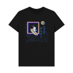 Black Printed T-shirt Front