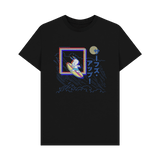 Black Printed T-shirt Front