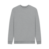 Light Heather Printed Sweater Front