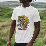 Tom and Jerry Thumbs Up White T-Shirt