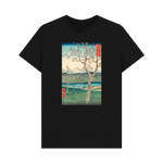 Black Printed T-shirt Front