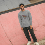 The Powerpuff Girls Faded Heart Heather Grey Sweatshirt
