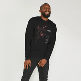 Superman Exclamation Black Sweatshirt