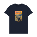 Navy Blue Printed T-shirt Front