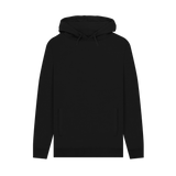 Black Printed Hoody Front