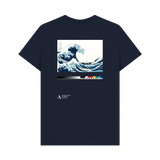Navy Blue Printed T-shirt