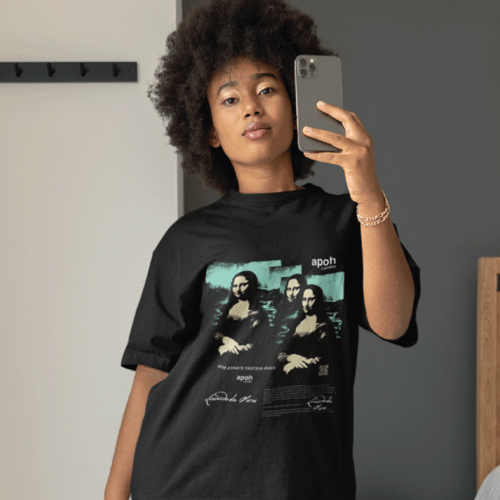 apoh Da Vinci Triple Black T-Shirt