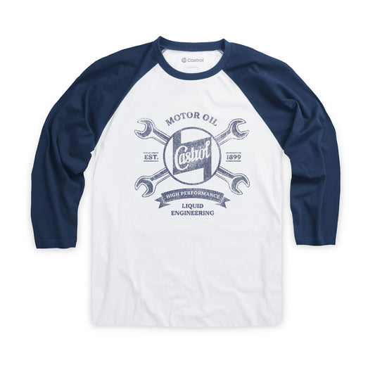 Castrol Est 1899 Baseball T-shirt