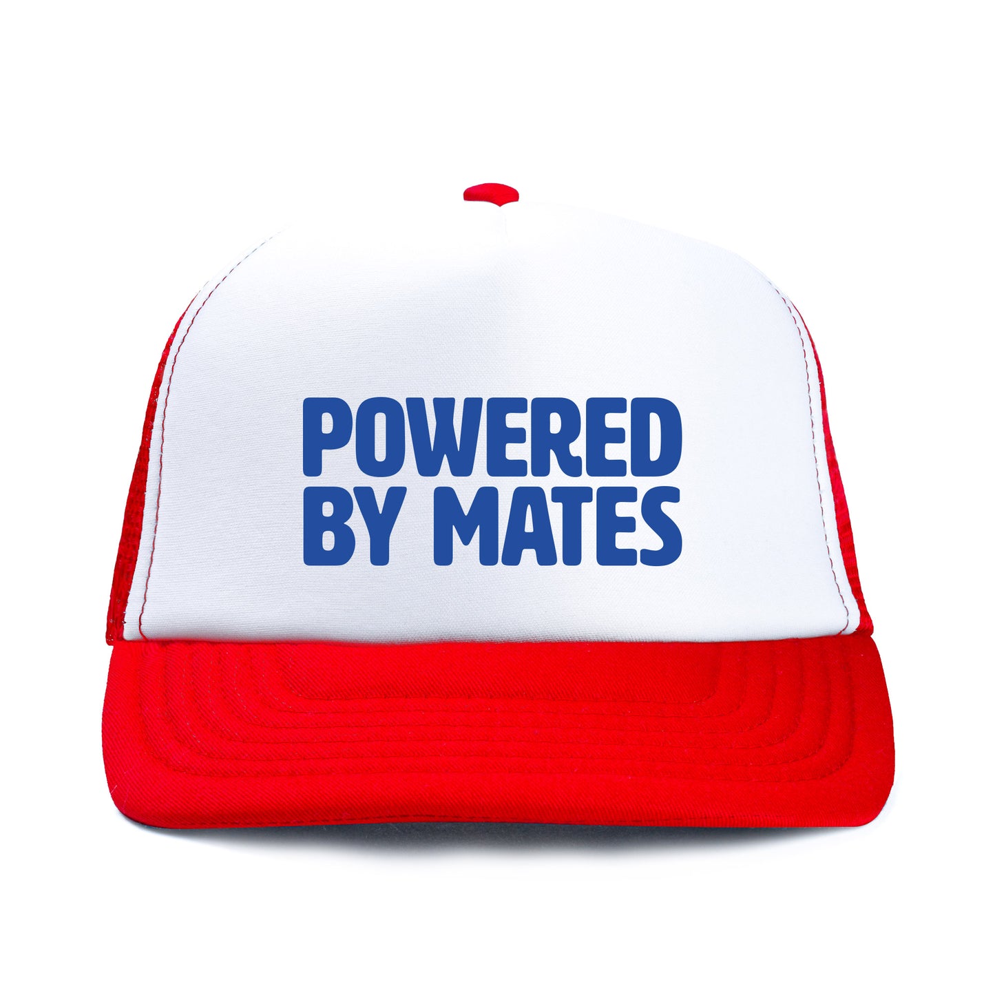 Six Connections Powered By Mates Red Trucker Cap