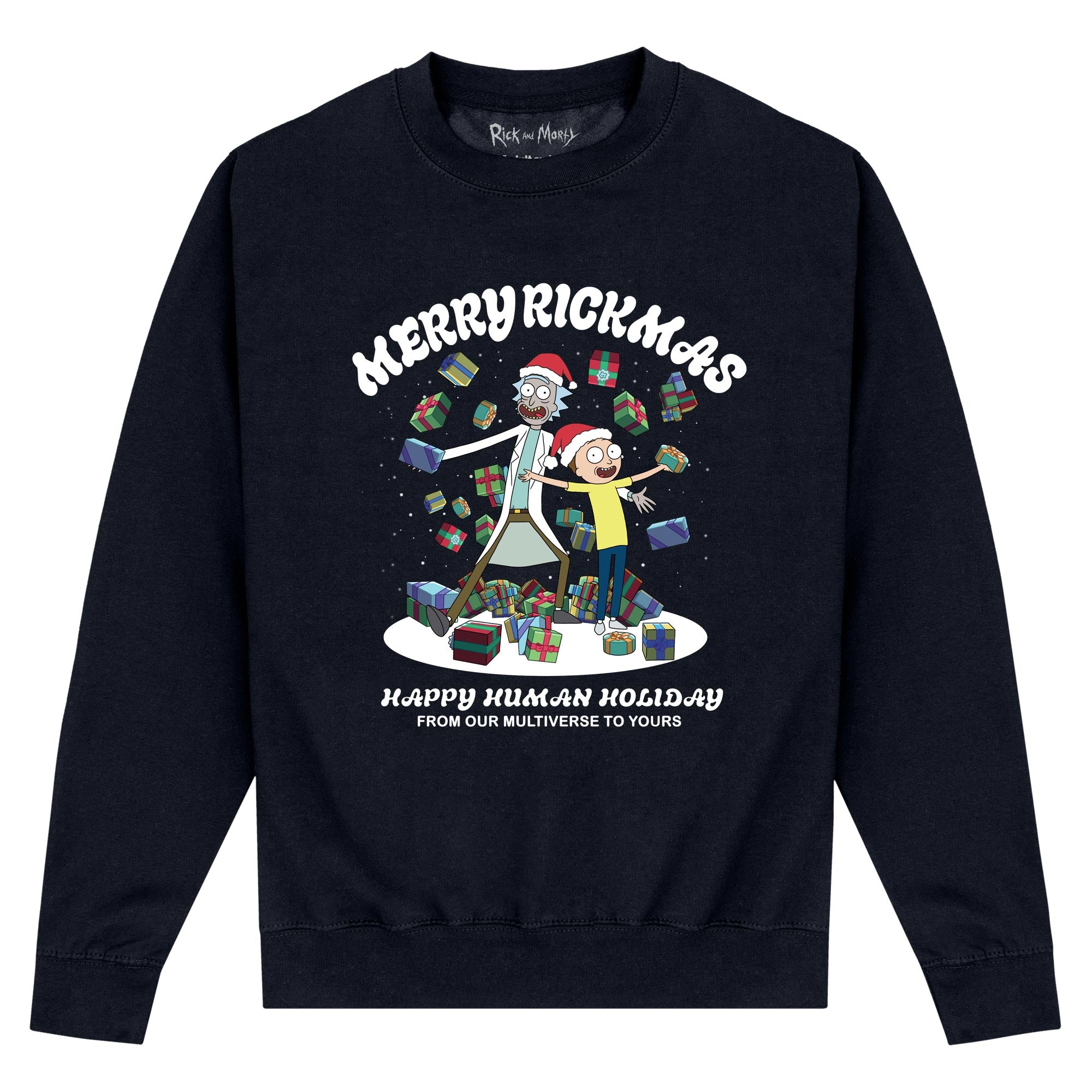 Happy human holiday clearance rick and morty