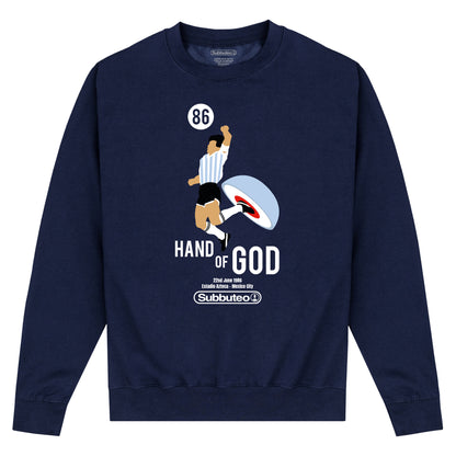 Subbuteo Hand Of God Navy Sweatshirt