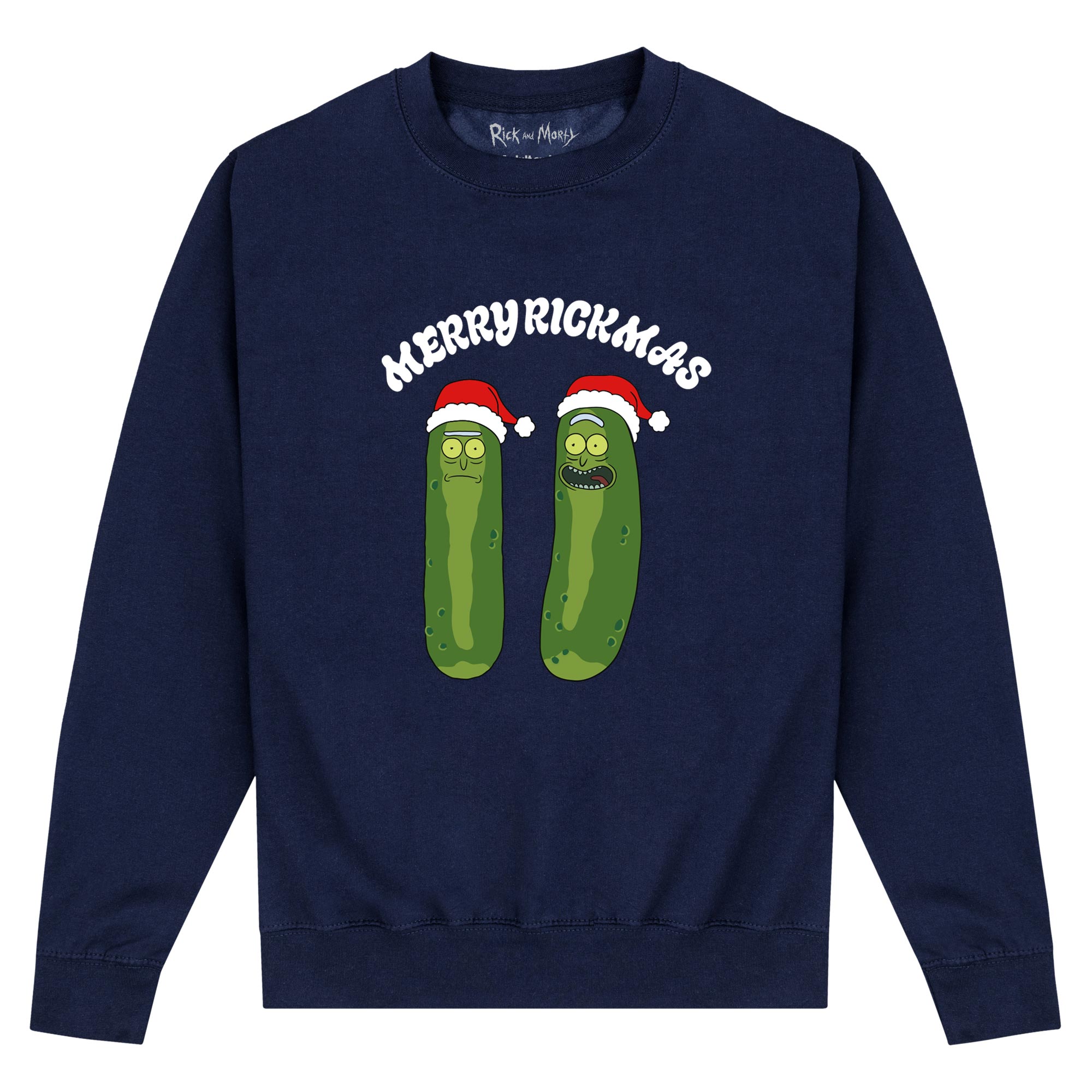 Rick and Morty Pickle Rick Christmas Sweatshirt Park London