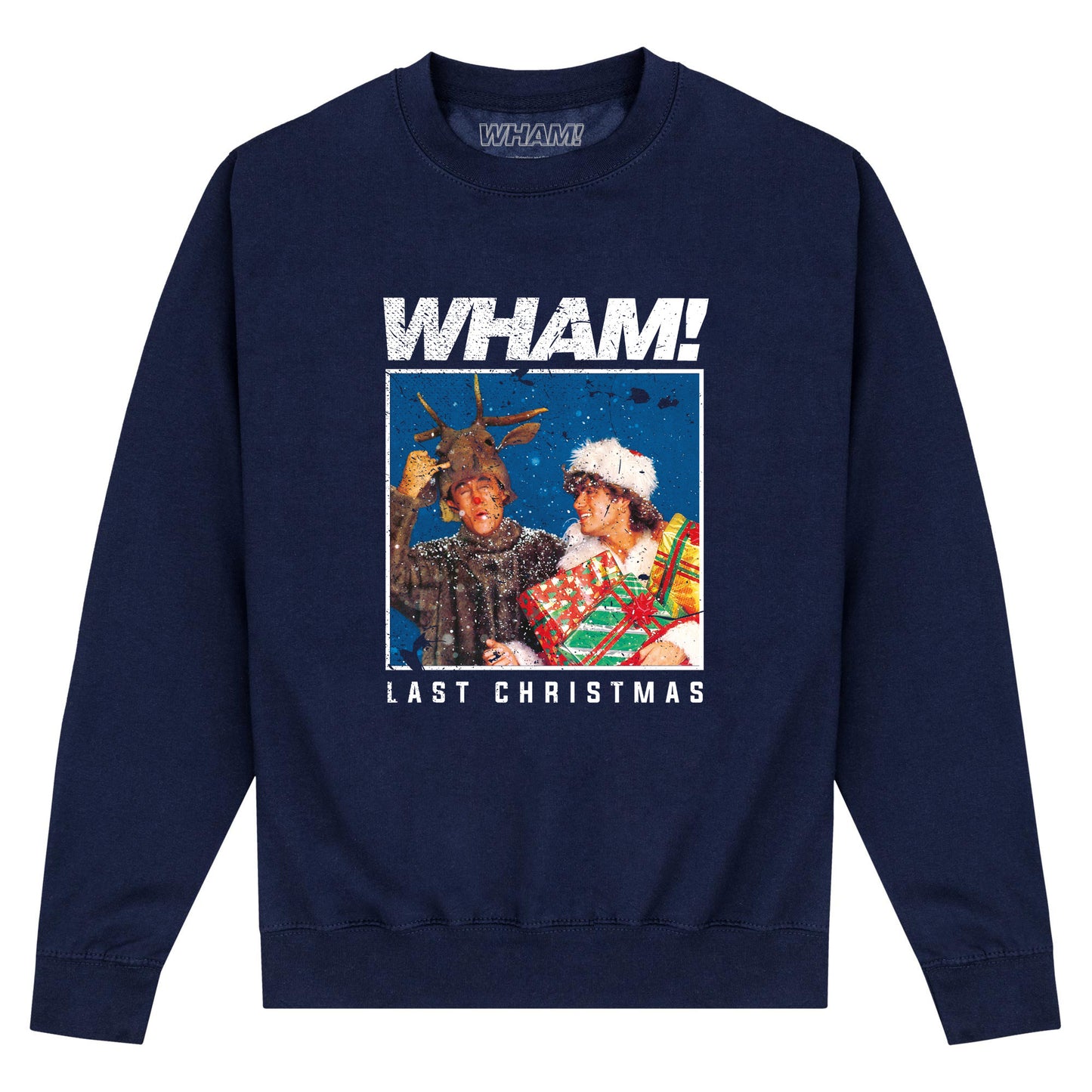 WHAM Last Christmas Navy Sweatshirt