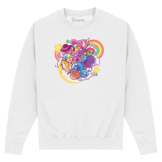 Terraria Cartoon Sweatshirt - White