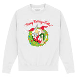 Looney Tunes Happy Holidays Folks White Sweatshirt