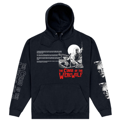 Horror Line Curse Of The Werewolf Multi Graphic Hoodie