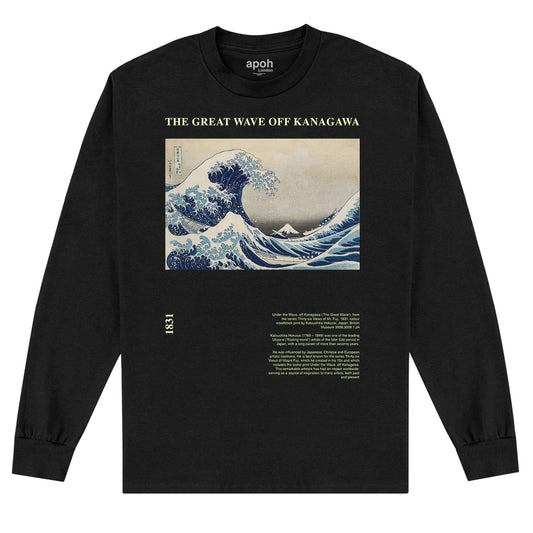 apoh Hokusai 1831 Long Sleeve T-Shirt