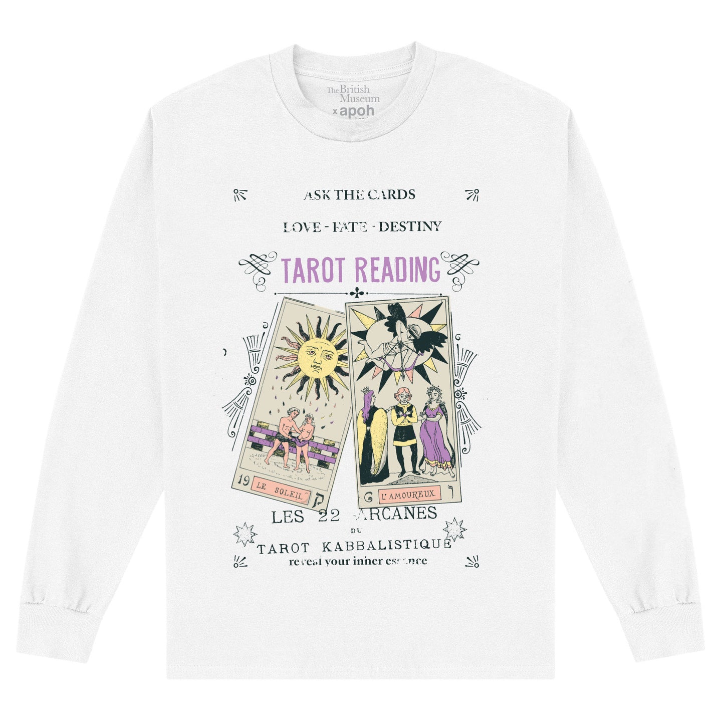 apoh x British Museum Tarot Reading Longsleeve T-Shirt