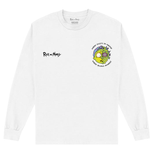 Rick and Morty Nobody Exists Long Sleeve T-Shirt