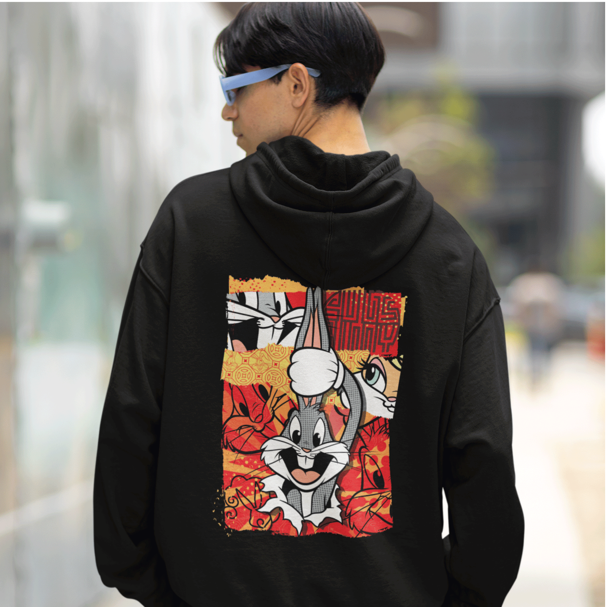 Looney toons hoodie hotsell