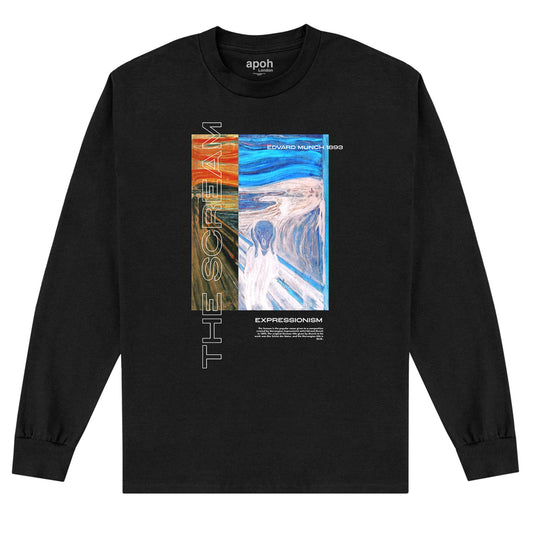 apoh Munch Expressionism Long Sleeve T-Shirt