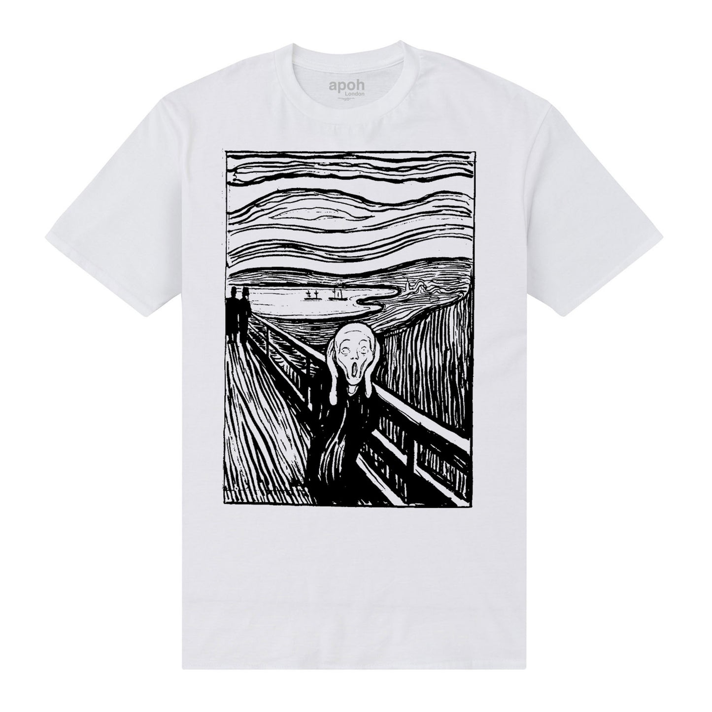 apoh Munch Lino White T-Shirt