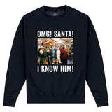 Elf OMG Santa Photo Sweatshirt